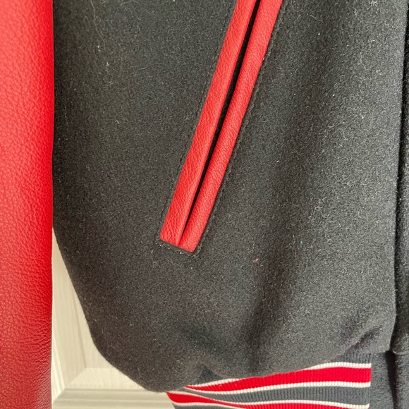 Bandits Ice hockey leather bomber jacket - Picture 6 of 14